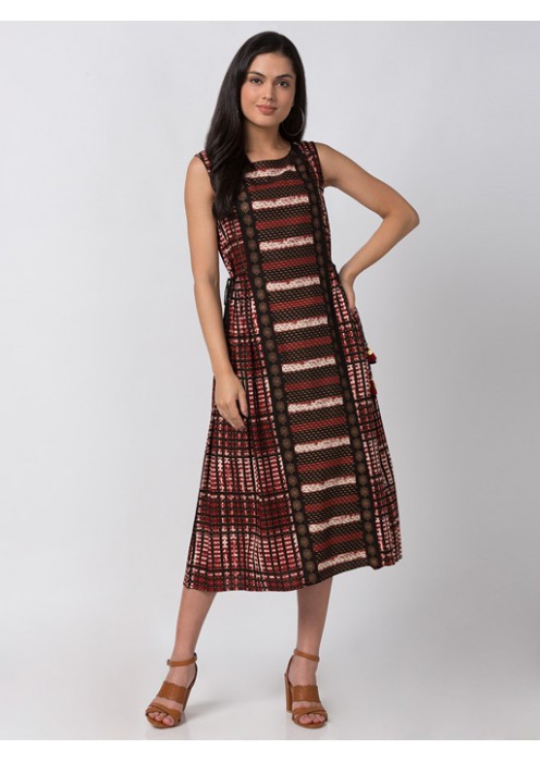 Rust  Straight Fit Dress