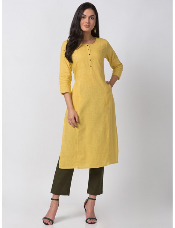 Lemon Yellow Kurta