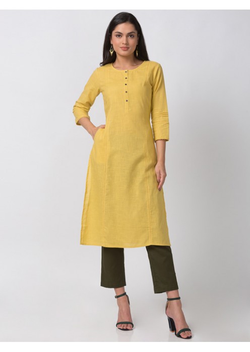 Lemon Yellow Kurta