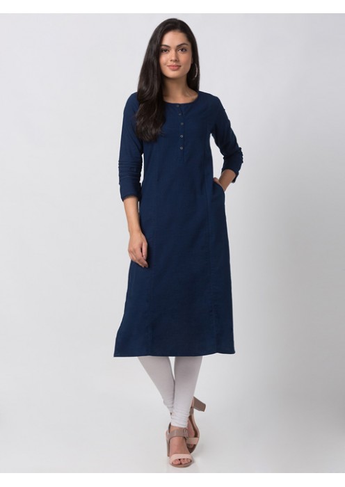 Navy Kurta