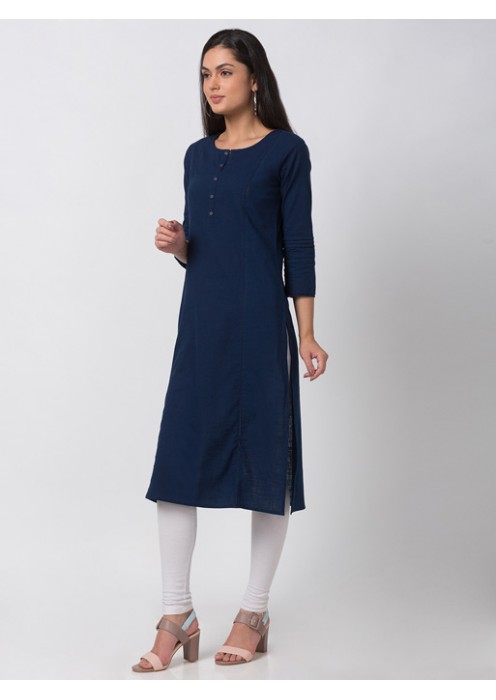 Navy Kurta