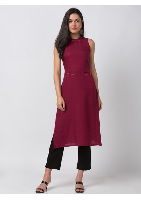 Beet Red Kurta