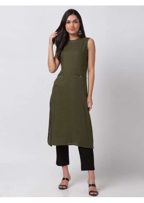 Olive Kurta