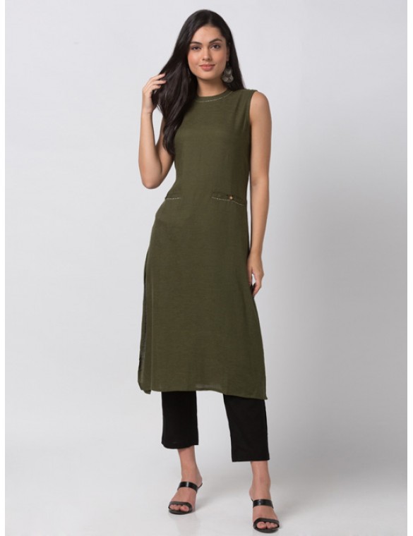 Olive Kurta