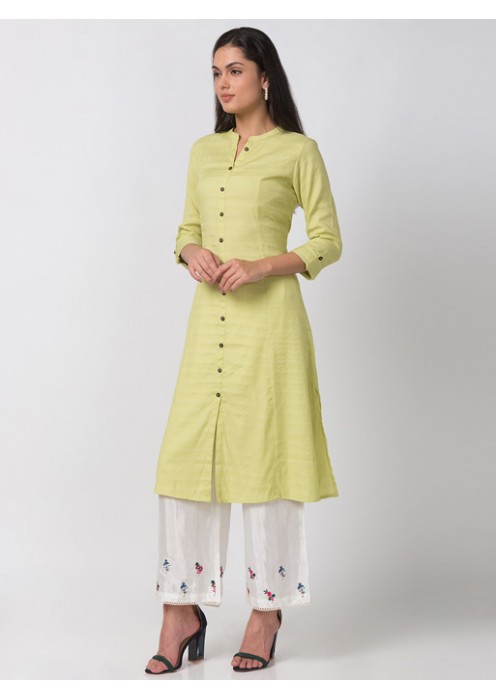 Sap Green Kurta