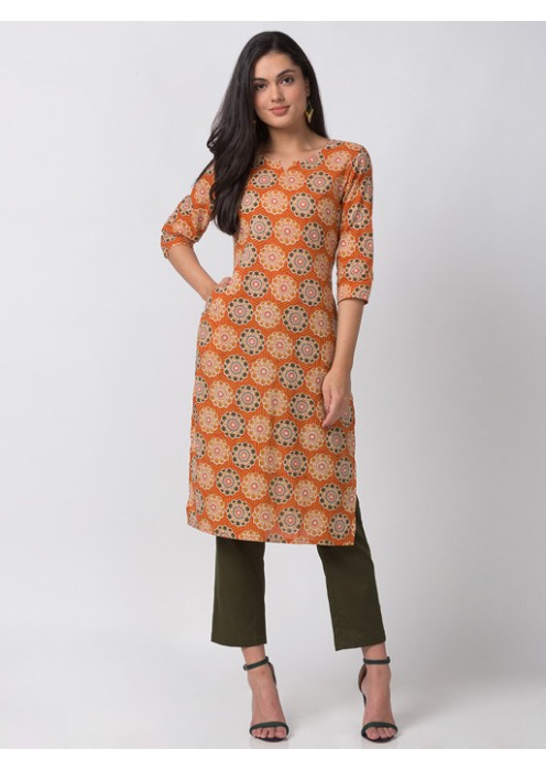 Orange Kurta