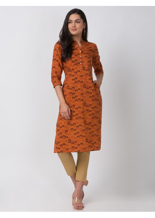 Rust Kurta