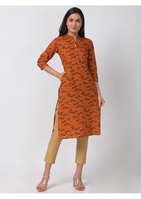 Rust Kurta