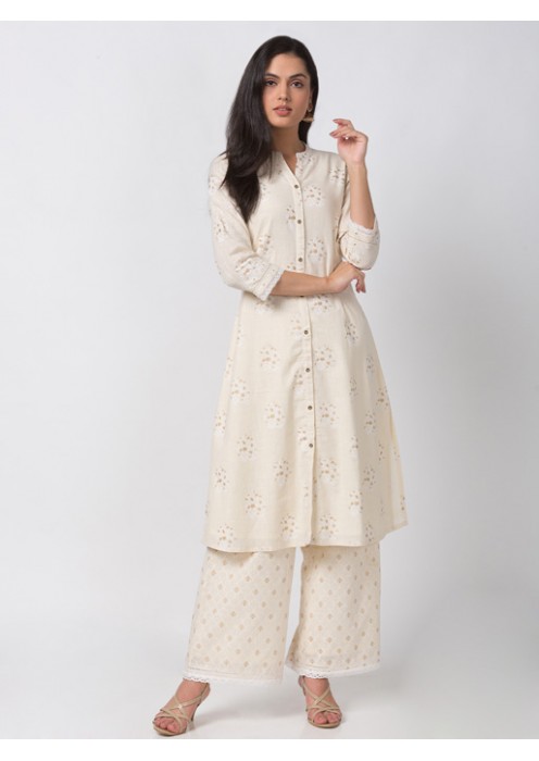 Beige Kurta