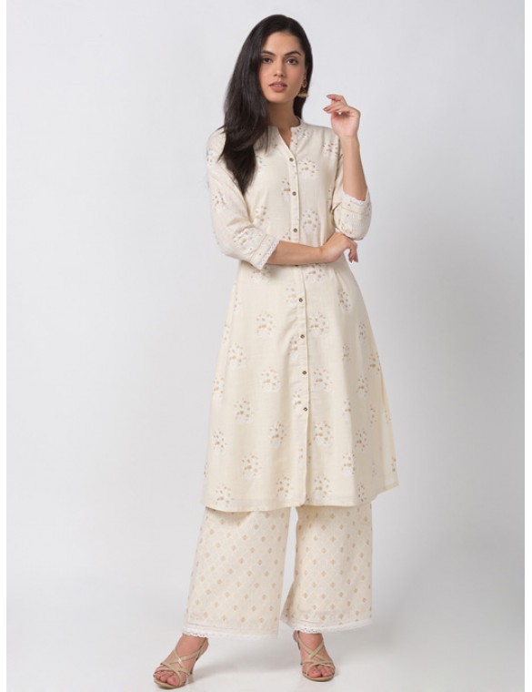 Beige Kurta