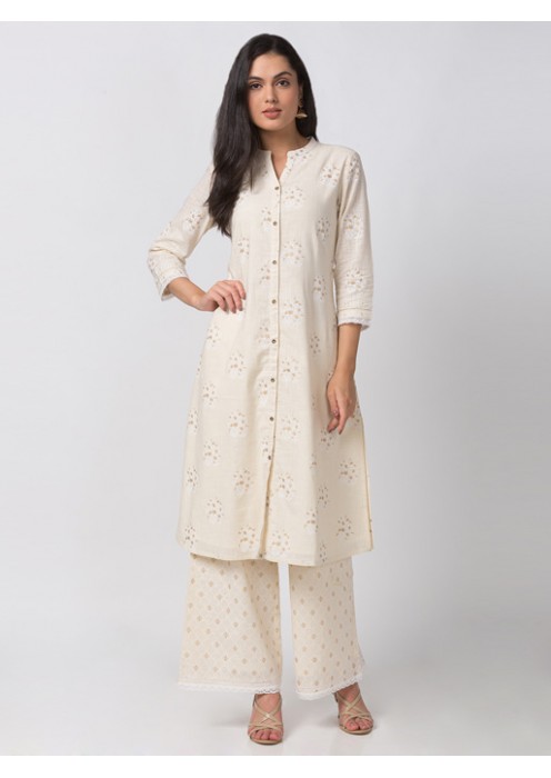 Beige Kurta