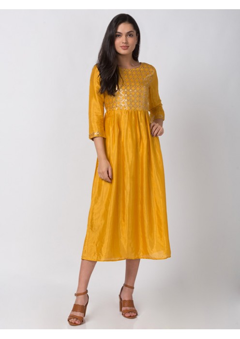 Mustard Kurta