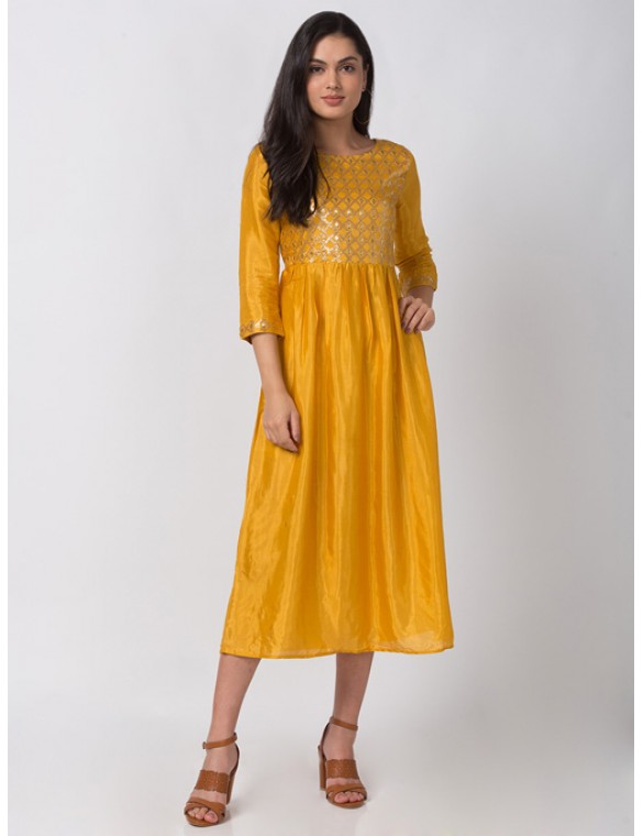 Mustard Kurta