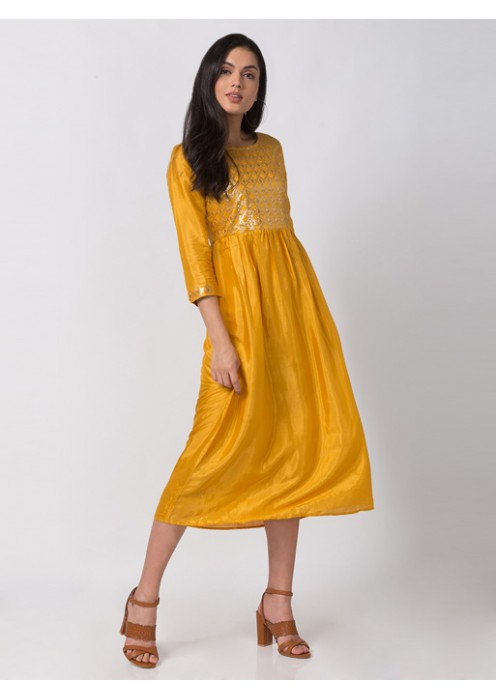 Mustard Kurta