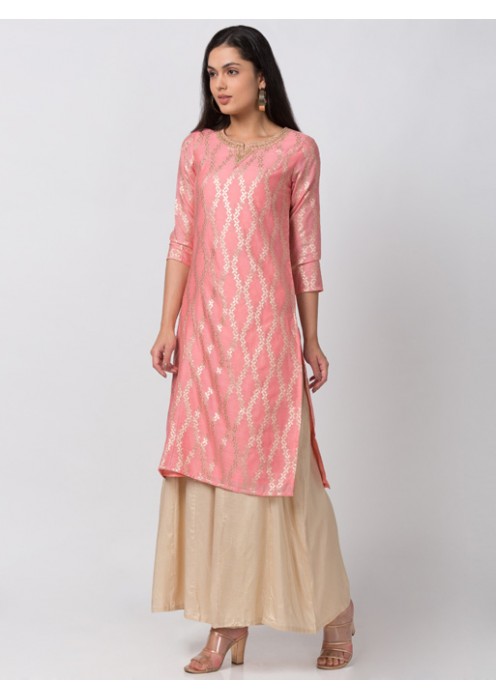 Powder Pink Kurta