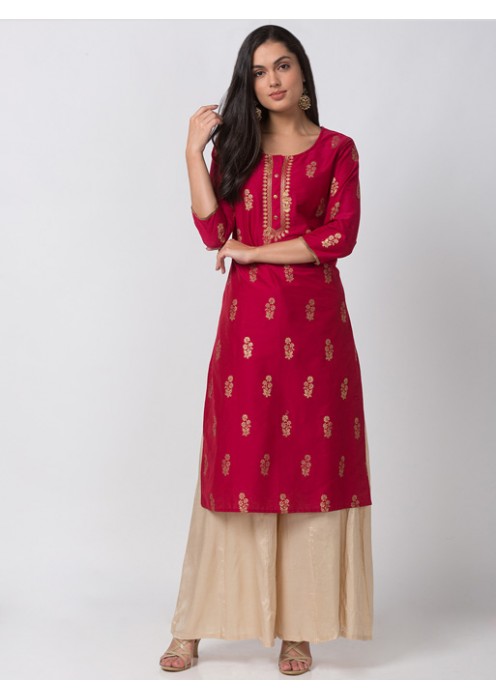 Fuchsia Kurta