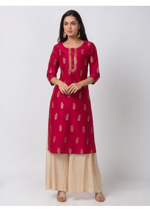 Fuchsia Kurta