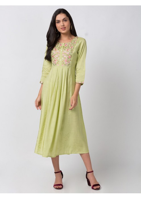 Sap Green Kurta