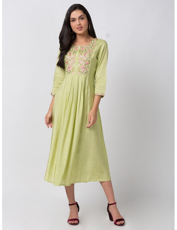 Sap Green Kurta