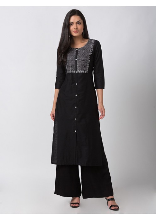  Charcoal Blue Kurta