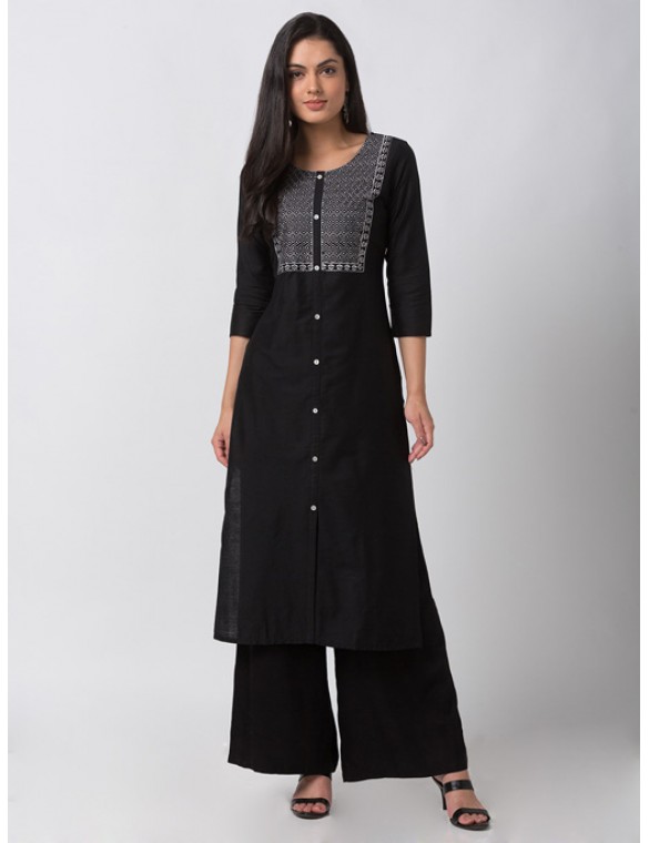  Charcoal Blue Kurta