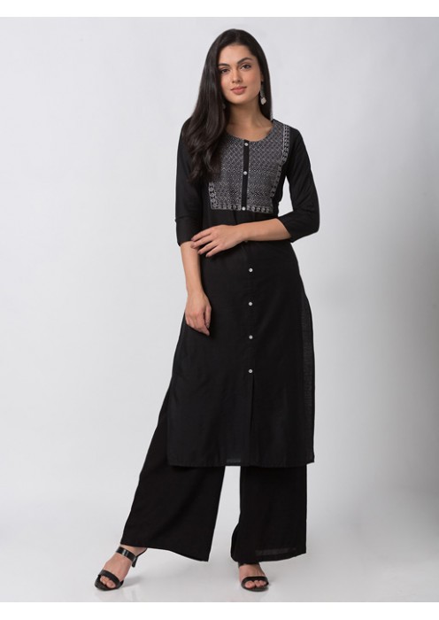  Charcoal Blue Kurta