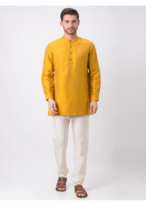 Mustard Full Sleeve Kurta