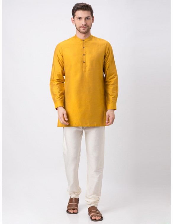 Mustard Full Sleeve Kurta