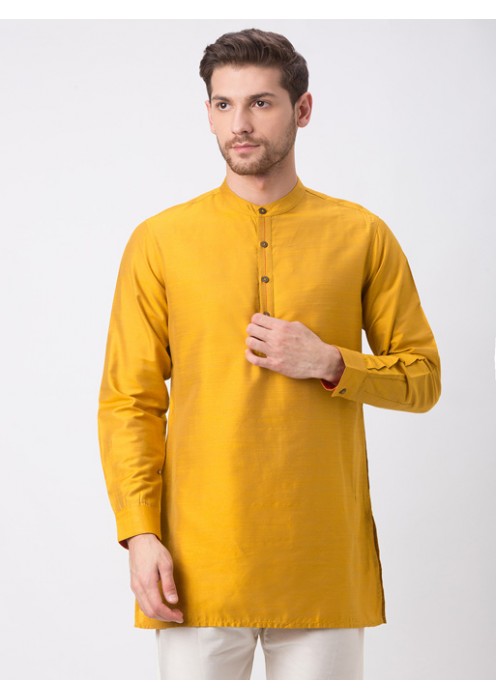 Mustard Full Sleeve Kurta