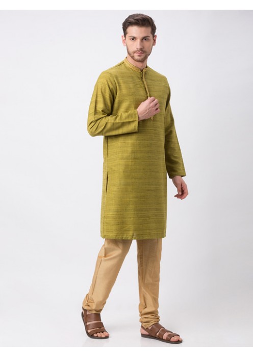 Green Full Sleeve Kurta