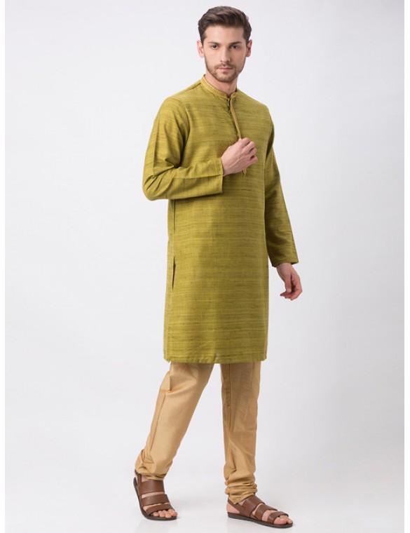 Green Full Sleeve Kurta