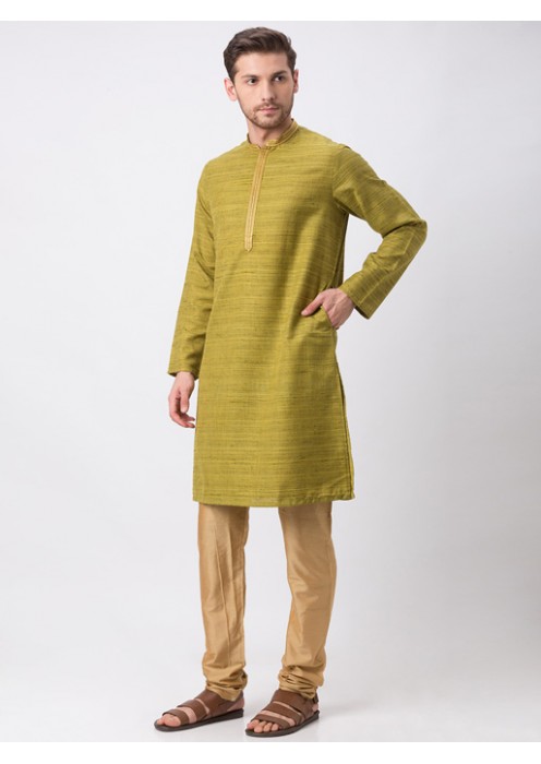 Green Full Sleeve Kurta