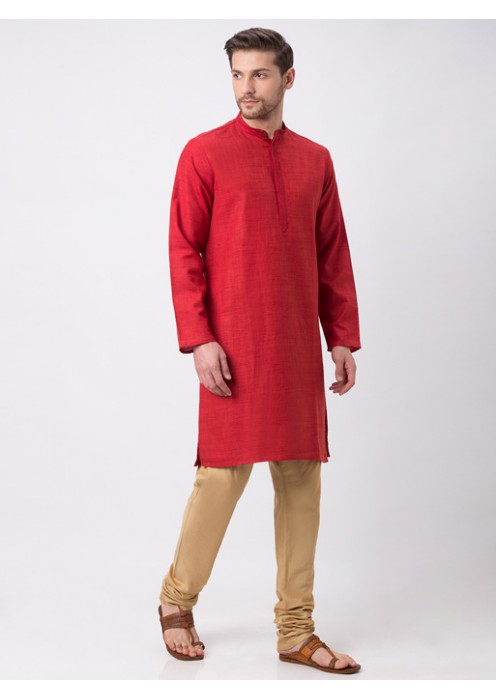 Maroon Full Sleeve Kurta