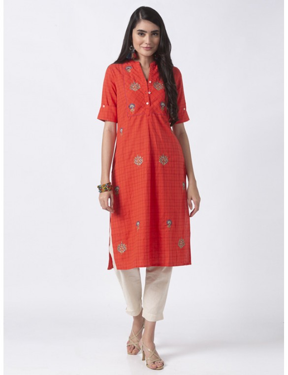 Coral Kurta