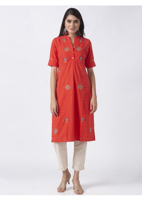 Coral Kurta