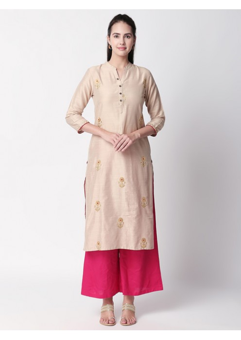 Beige Kurta