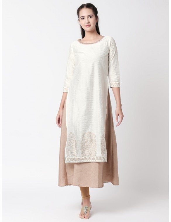 White Twin Kurta 