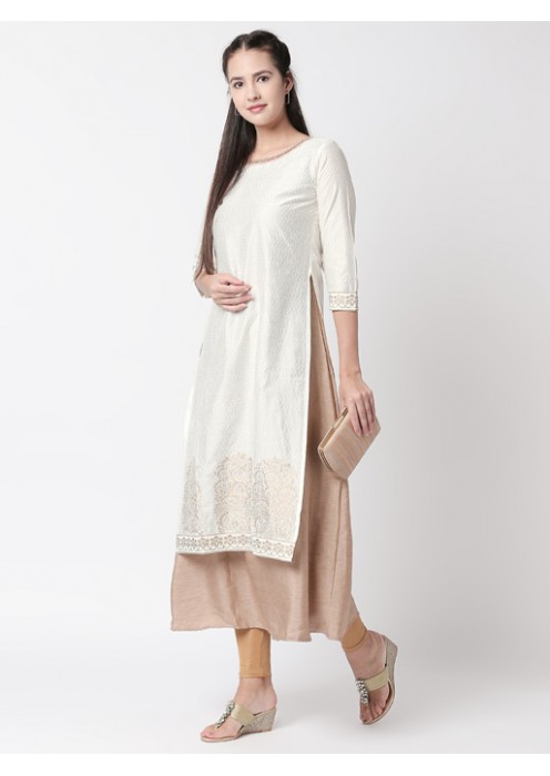 White Twin Kurta 