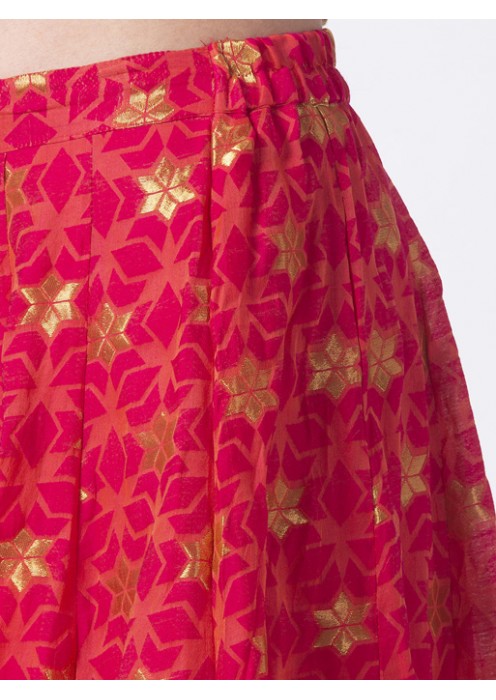 Fuchsia Kalidar Skirt