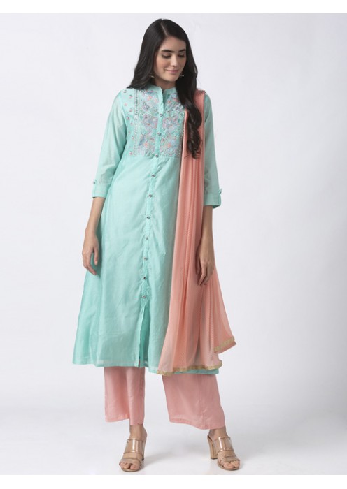 Sea Green Kurta Set