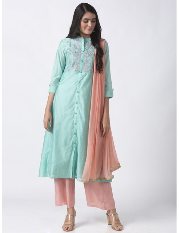 Sea Green Kurta Set