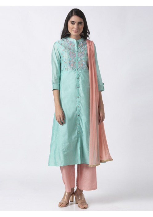 Sea Green Kurta Set