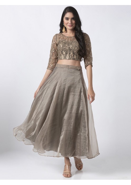  Grey Lehenga